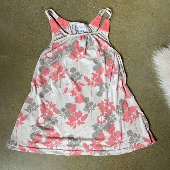 Body Touch Floral Pink Racerback Tank Top (Size: Medium) - Picture 11 of 12
